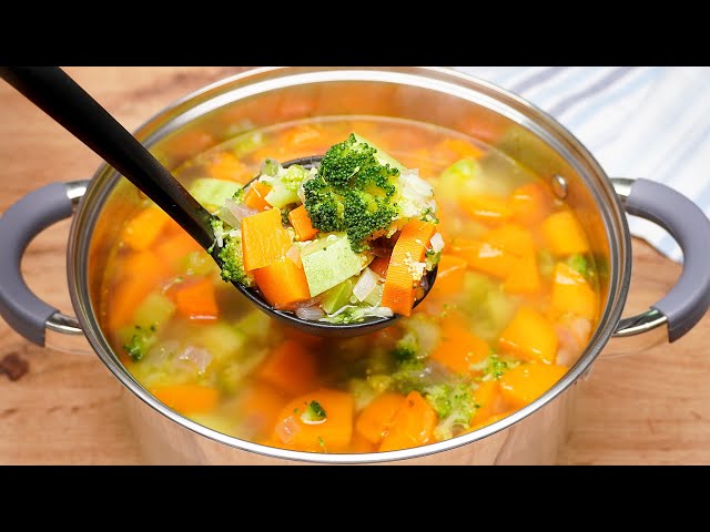 Thanks to this vegetable soup I lost 10 kg in a month! 🔝 3 Vegetable Soup Recipes!