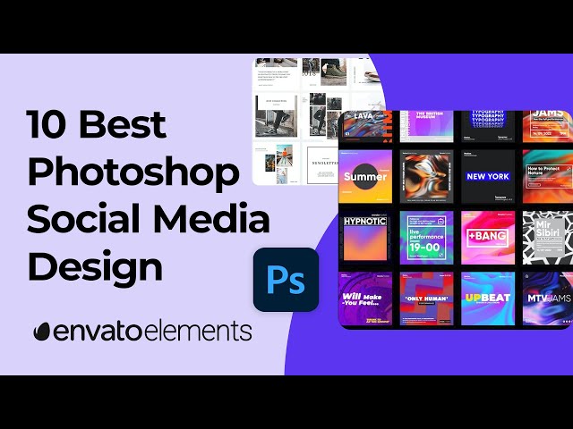 10 Best Photoshop Social Media Templates