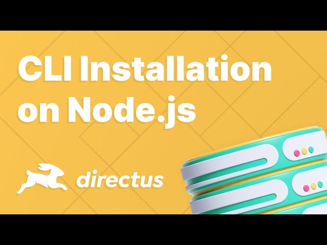 Directus 9 — Installation on Node.js