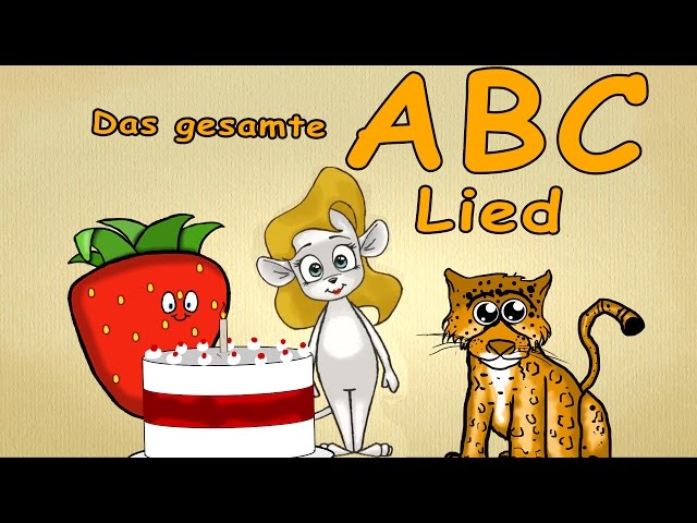 40 Minutes Alphabet - Song - The whole German ABC - Learn German fast