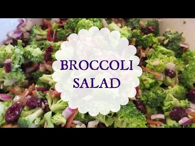 Broccoli Salad, The Best Potluck Recipe!