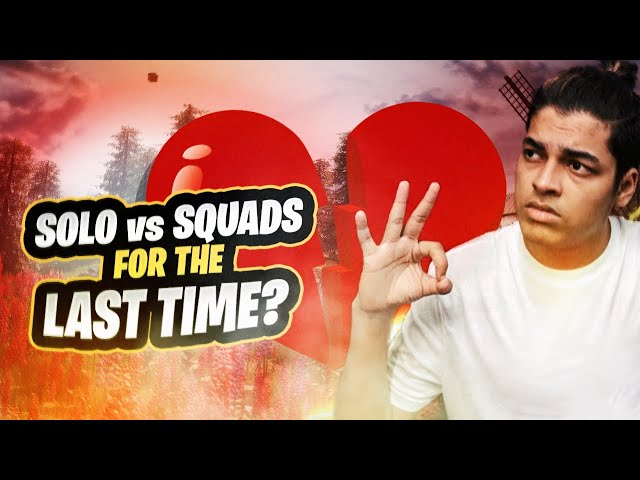 Solo Vs Squads For The Last Time? 💔 || PUBG Mobile : Jonathan