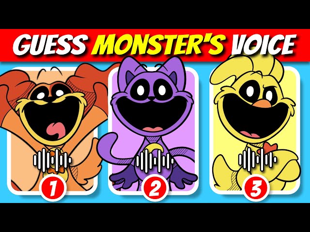 🔊Guess the Monsters Voice (Poppy Playtime, FNAF, Smiling Critters) Characters | Quiz Meme Song