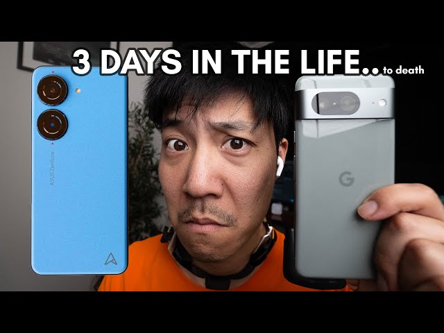 UNFAIR battery battle: 72 hours with Pixel 8 and Zenfone 10