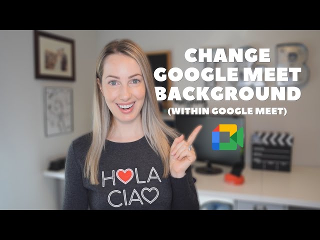 How to Change Background in Google Meet within Meet | Google Meet Features (November 2020 Update)