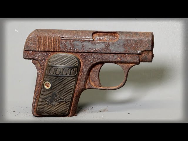 Restoration of a Seized up 1913 Colt Vest Pocket, (With test firing) #restoration