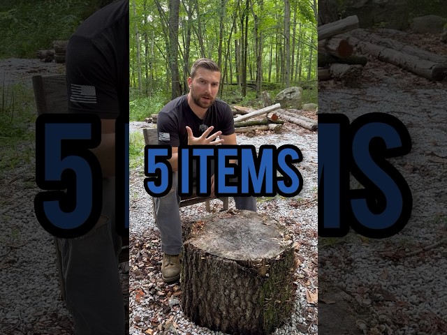 If I could only pick 5 items for wilderness survival… these are the items I would take. #survival