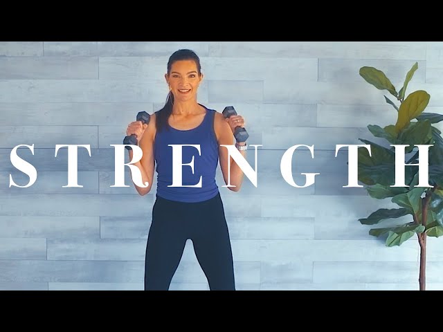 Weight Training for Beginners & Seniors // 20 Minute Workout to Build Strength