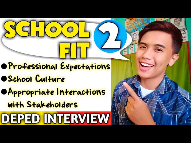 Deped Ranking Interview Series: School Fit 2 (School Culture)