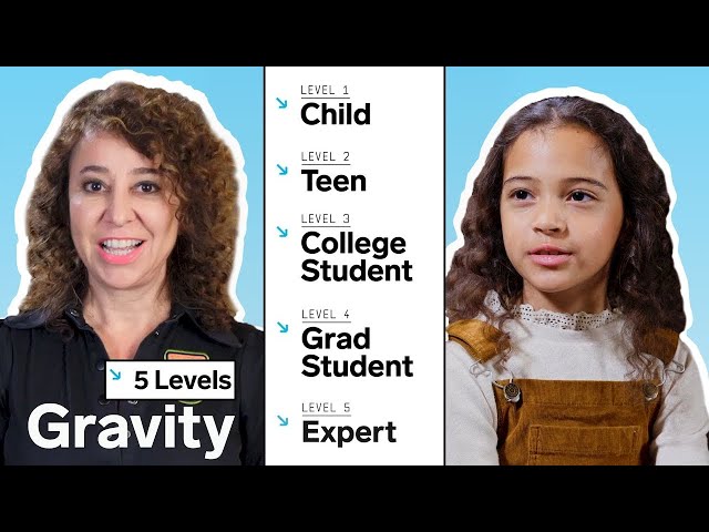Astrophysicist Explains Gravity in 5 Levels of Difficulty | WIRED