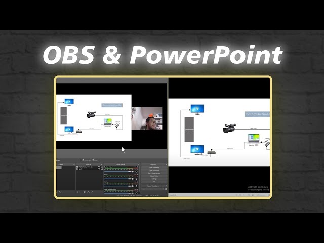 Cara Menampilkan Materi Powerpoint di OBS Studio - Pake 1 Laptop Tanpa Layar Tambahan