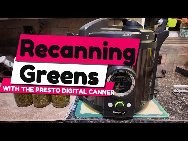 Recanning Greens In The PRESTO PRECISE DIGITAL CANNER