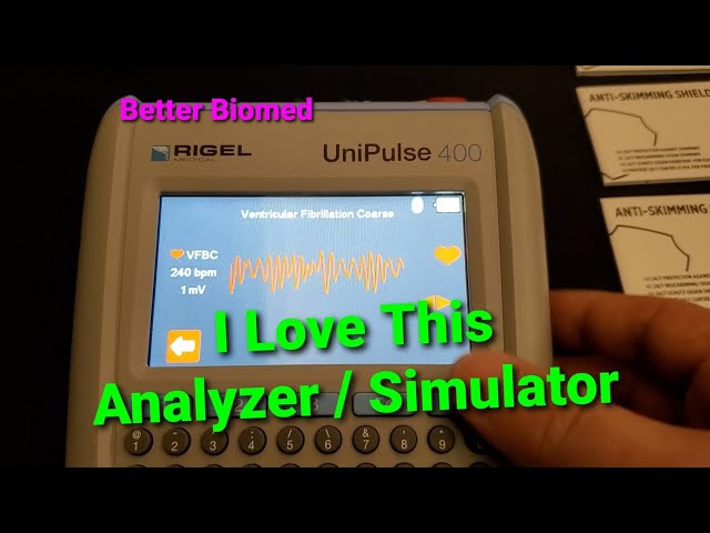 I love This Defib Analyzer & ECG Simulator: Rigel UniPulse 400