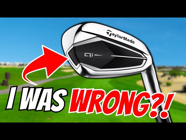 I expected these NEW TaylorMade Qi irons to be TERRIBLE...