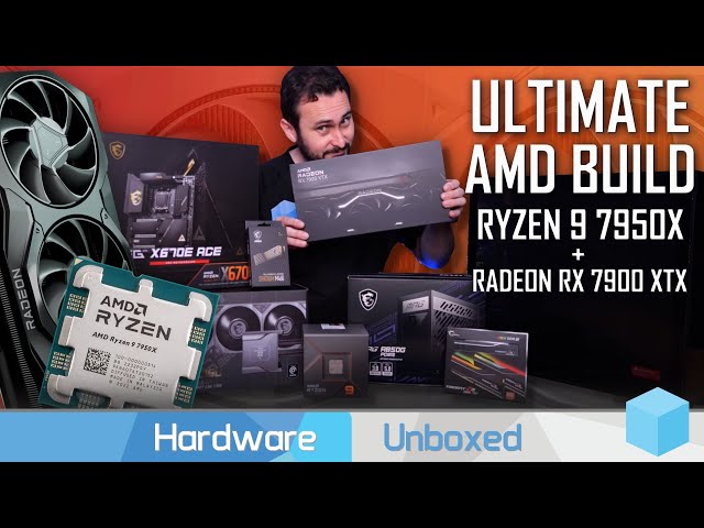 Live: All AMD PC Build, Radeon RX 7900 XTX + Ryzen 9 7950X