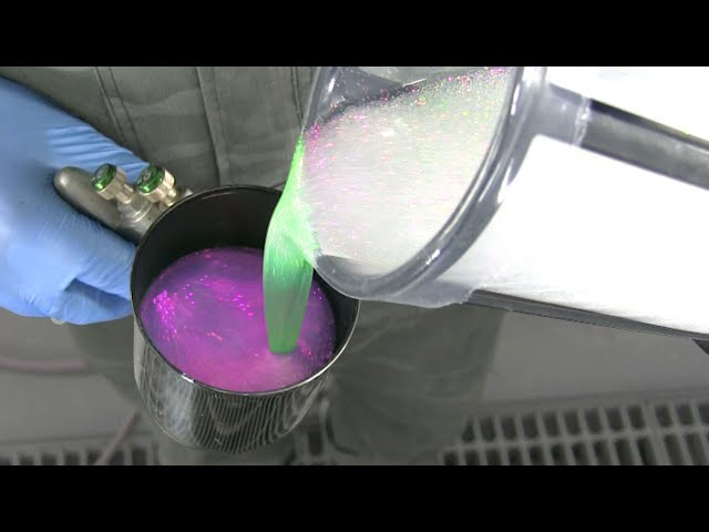 カスタムペイント・Different color / Experiment Magic Flake Painting / How to paint magic flake