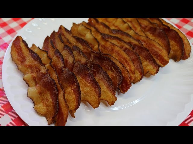 PERFECT BACON EVERY TIME!!  NO SKILLET NECESSARY!