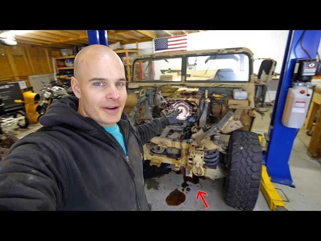 How to build an Electric Hummer? Step One – TEARDOWN!