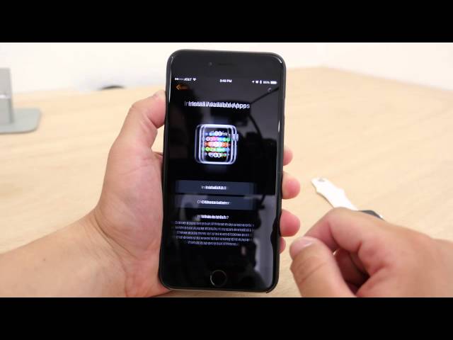 Apple Watch First Time Setup Walkthrough