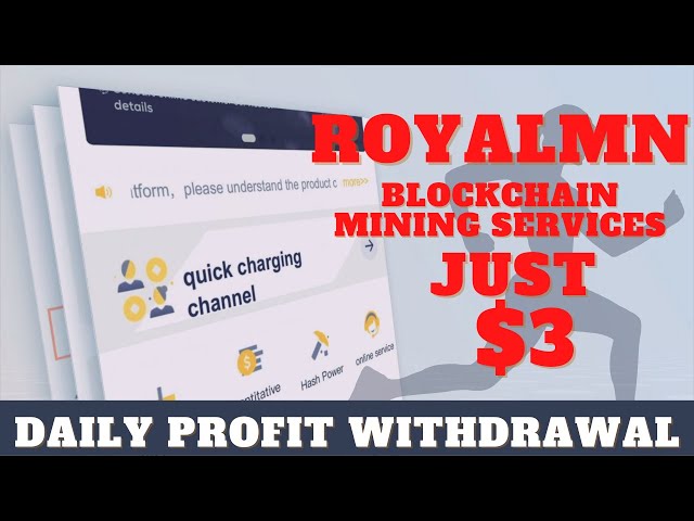 Mine Bitcoin with Royal MN | Daily withdrawal