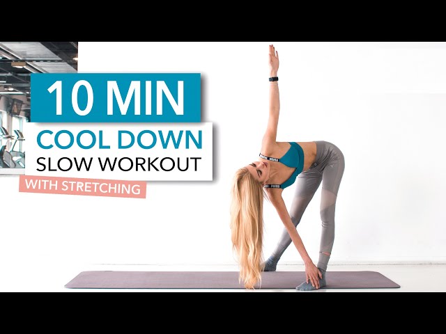 10 MIN COOL DOWN ROUTINE - slow workout, suitable for nighttime // No Equipment I Pamela Reif
