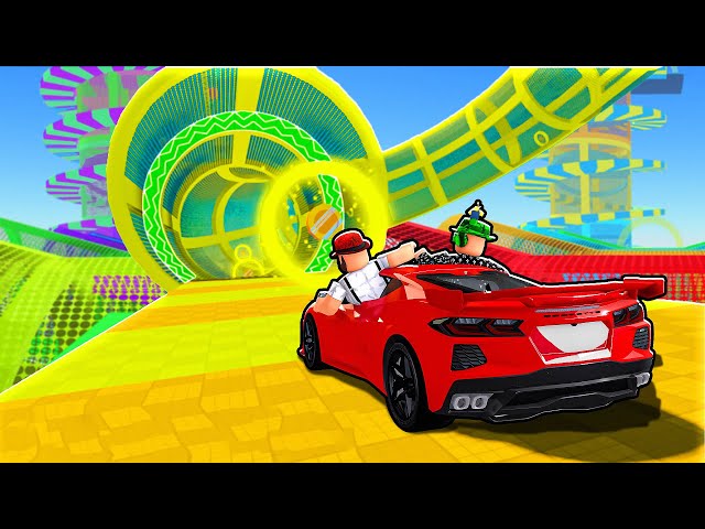 Epic Car Stunt Race Obby in Roblox
