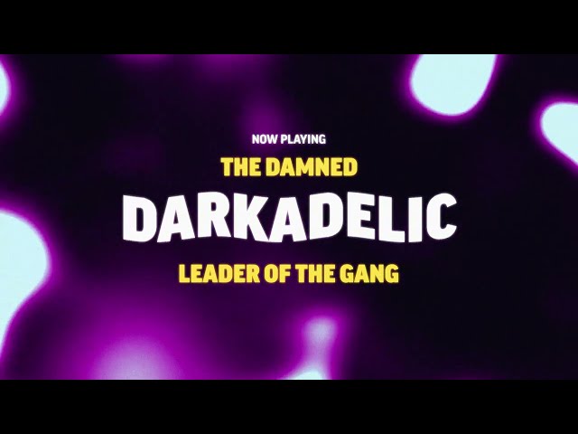 THE DAMNED 'Leader Of The Gang' - Official Visualizer - New Album 'DARKADELIC' Out Now!