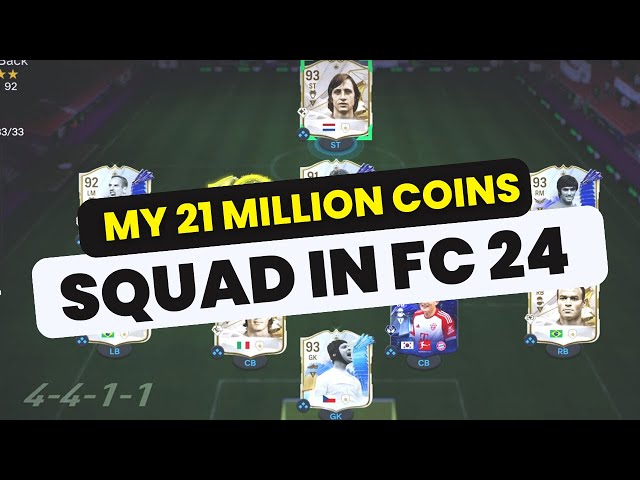 My 21 Million Coin Squad Reveal in EA FC 24