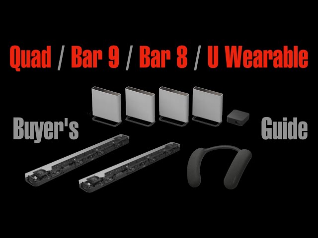 Buyers Guide: Quad, Bar 9, Bar 8, U Wearable TV Speaker