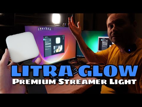 Litra Glow (Logitech Premium Streamer Light) Review and Demonstration