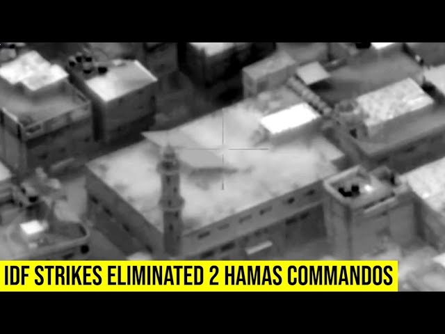 IDF says it eliminated 2 Hamas commandos in overnight Gaza border strike.