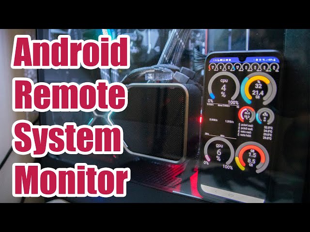 Trigone - Using Android as a Remote System Monitor for your PC