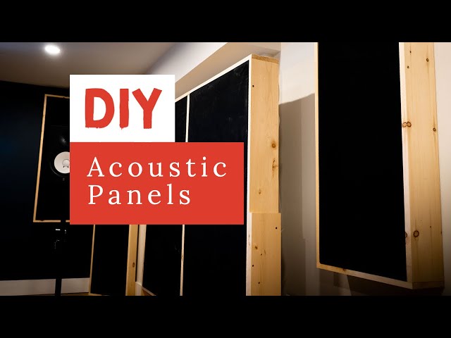 DIY Acoustic Panels for Home Recording Studio | Studio Build Pt 2