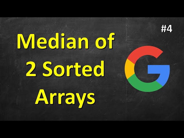Median of two Sorted Arrays | Leetcode 4 | C++