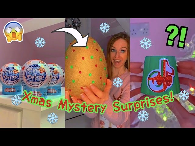 [ASMR] TOP 13 MYSTERY CHRISTMAS TOY UNBOXINGS!!😱❄️ *FESTIVE AND RELAXING*🎅🏻 | TikTok Compilation♡