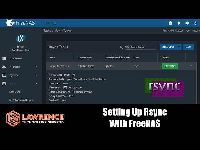 FreeNAS 11 Rsync Server Setup