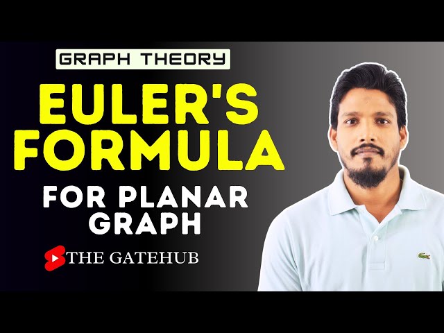Euler's Formula for Planar Graph || Graph Theory
