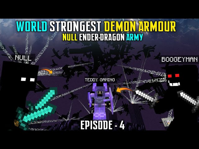😱WORLD MOST POWERFUL DEMON ARMOUR - FIGHT WITH REAL NULL ENDER-DRAGON ARMY