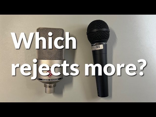MYTH? Do dynamic microphones reject more?