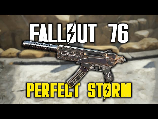 Fallout 76 - How to get PERFECT STORM Unique Weapon Location (Powerful Automatic Rifle)