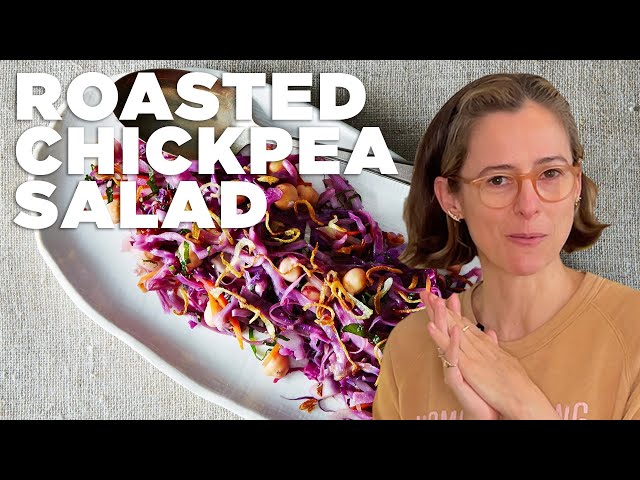 Roasted Chickpea Salad with Za'atar | Amanda Messes Up in the Kitchen