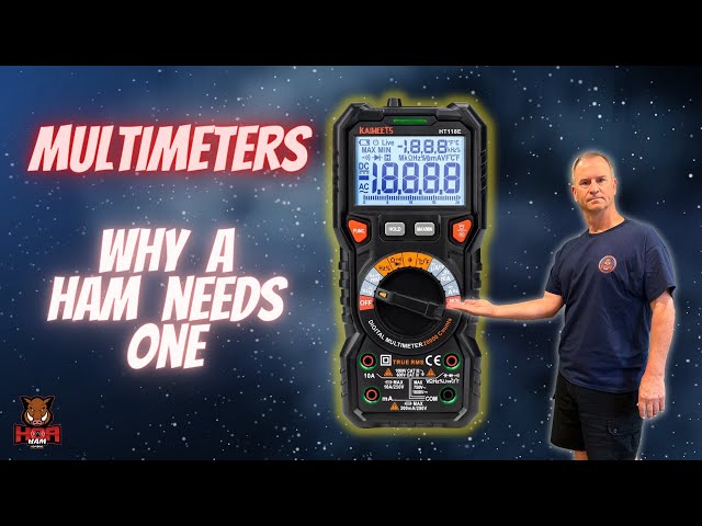 I'm a Ham Radio Operator, Do I Need a Multimeter?  Let's Look at the Most Basic but Necessary Uses