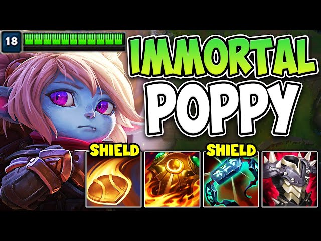 THE MOST IMMORTAL POPPY BUILD YOU WILL EVER SEE! (TAKE ZERO DAMAGE)