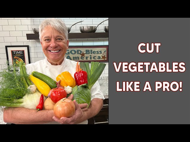 How To Cut The Most Common Vegetables | Chef Jean-Pierre