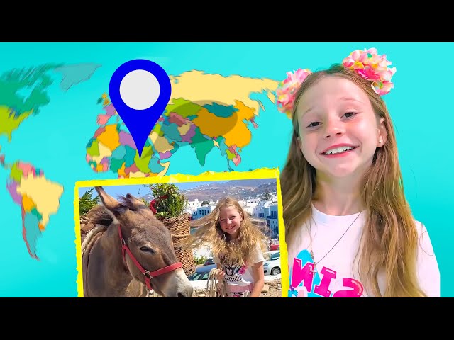 Nastya y sus aventuras alrededor del mundo.Colección de divertidas historias de viajes para niños.