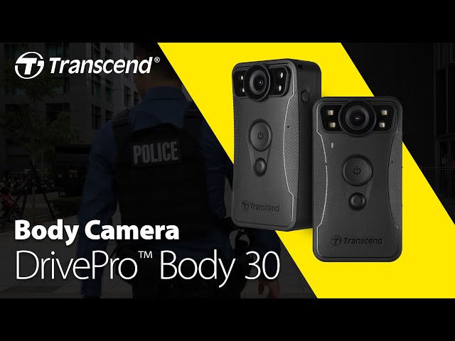 Transcend DrivePro Body 30 Body Camera - We've got your back