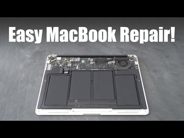 DEAD MacBook FIXED for $55! How to replace a MacBook battery