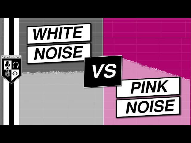 White Noise vs Pink Noise [Audio Engineering & Music Production]