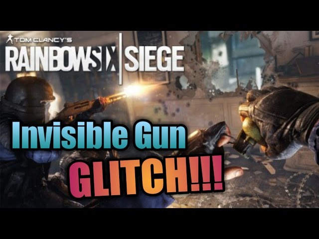 Rainbow six siege | INVISIBLE GUN GLITCH !!