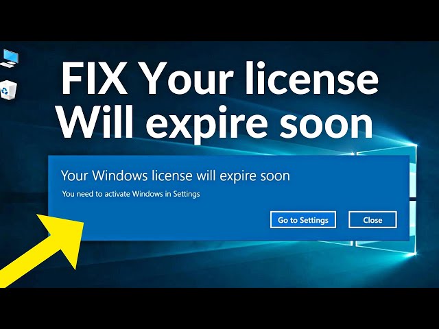 How to fix your windows license will expire soon windows 10  | How To Solve  windows license expire